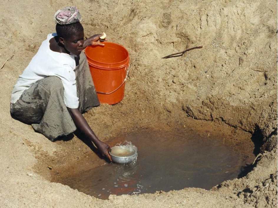 Primitive water supply